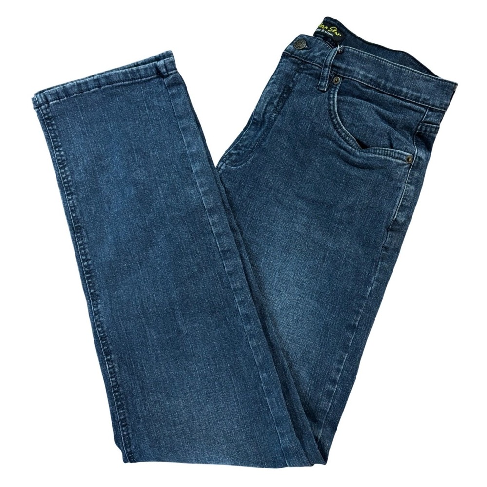 URBAN STAR Mens Jeans 34x34 Dark‎ Wash Straight Leg Denim Pant Casual Everyday